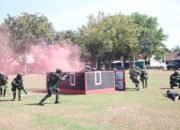 HUT ke-81 TNI Makin Semarak, Prajurit Yonif TP dan Kowad Kodim Sumbawa Tampilkan Ketangkasan