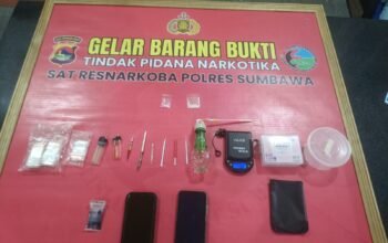 Polisi Amankan Dua Terduga Pengedar Narkoba di Labuhan Badas