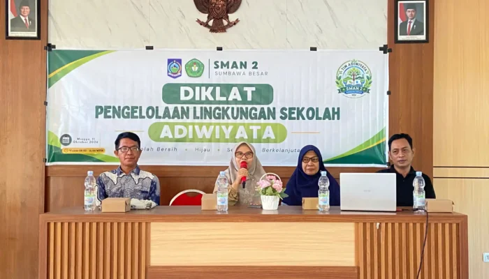 Diklat Adiwiyata SMAN 2 Sumbawa Libatkan Dosen UNSA