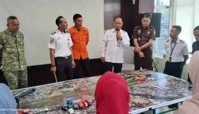 Siap Hadapi Keadaan Darurat Penerbangan, Bandara Sumbawa Perkuat Sinergi Lintas Instansi