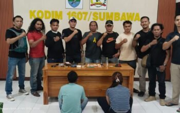 BNNP NTB dan Kodim Sumbawa Amankan 2 Terduga Pelaku Narkoba dan Sita 107 Gram Sabu
